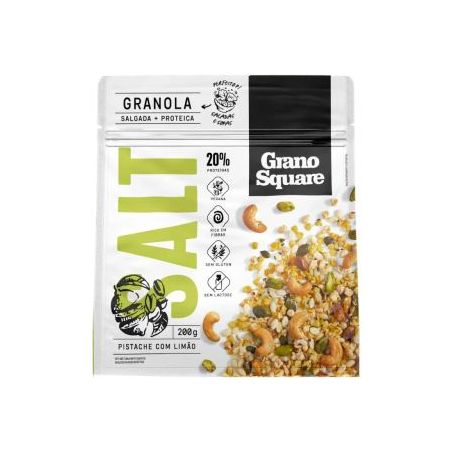 GRANOLA GRANO SQUARE 200G SALT PIST/LIMAO