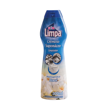 SAPONÁCEO CREMOSO GOTA LIMPA FLORAL 300ML