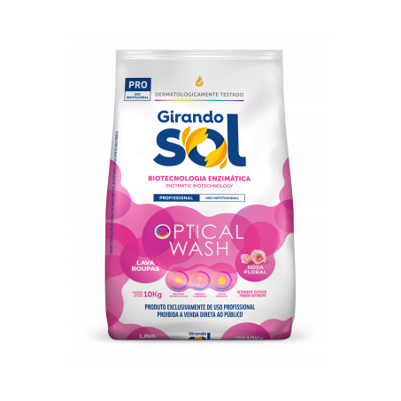 LAVA ROUPA GIRANDO SOL SACHE 10 KG ROSA           
