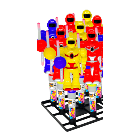 Bala candy robô com luz zen toys 12g
