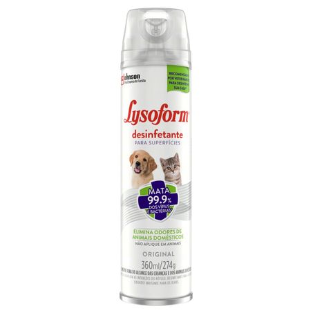 DESINF LYSOFORM AERO PETS ORIGINAL 360ML