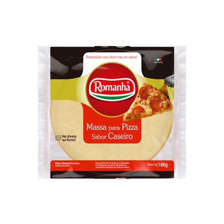 Massa Pizza Romanha Caseira 200g 
 