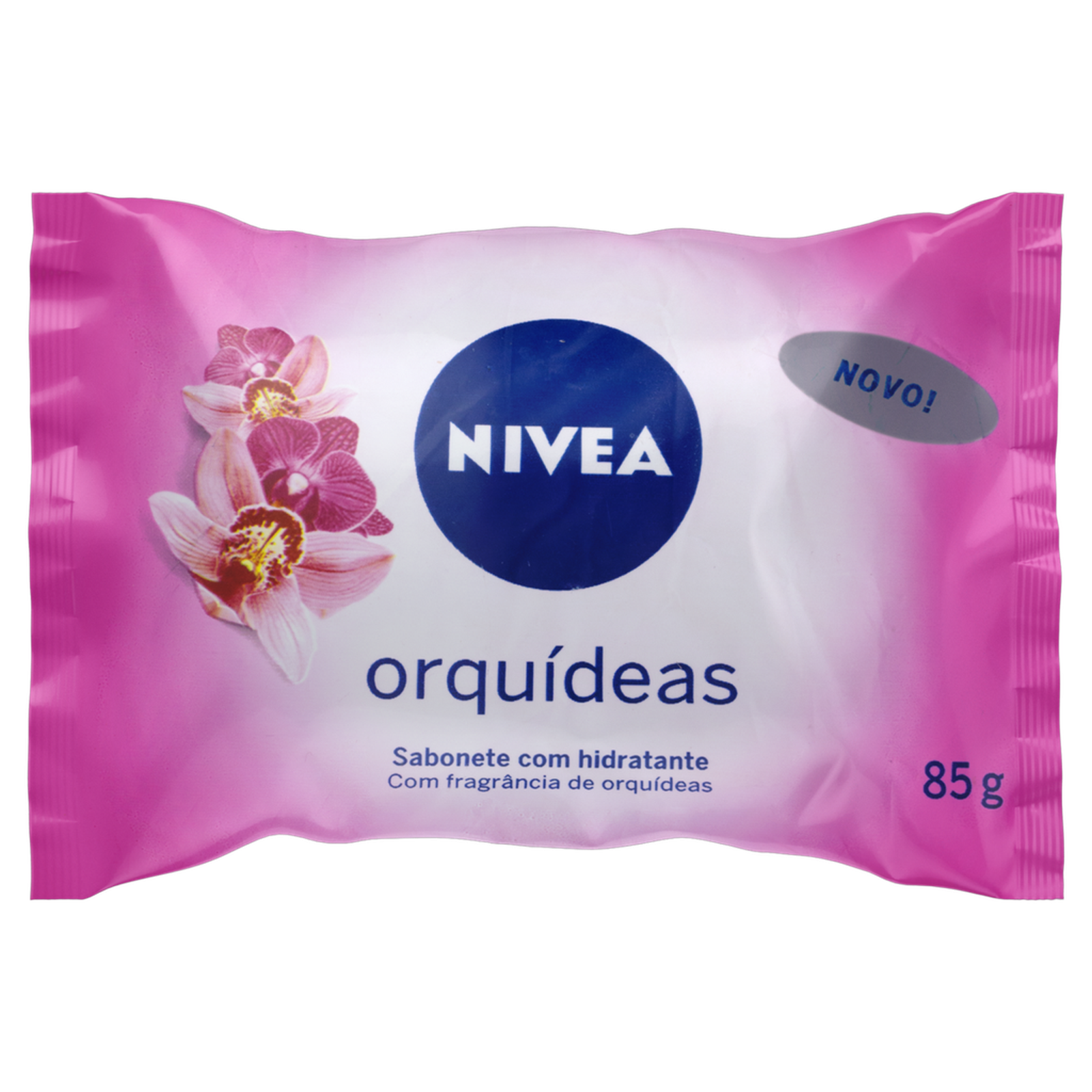 Sabonete Barra Hidratante Orquídeas Nivea Flow Pack 85g