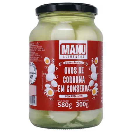 Ovos de codorna manu 300g 360-34