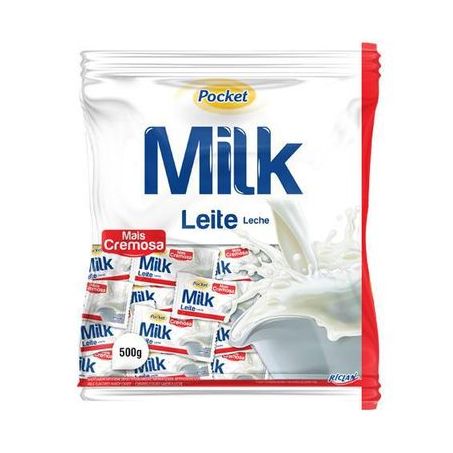 BALA POCKET LEITE 500G