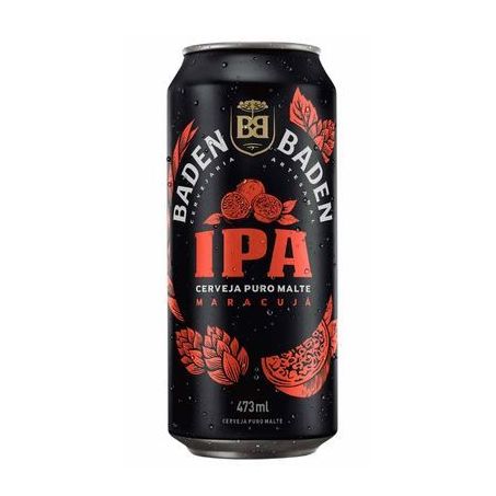 Cerveja baden baden 473ml ipa maracujá