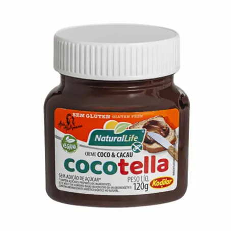 Cocotella Natural Life 120g Zero Cacau e Coco
