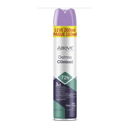 Desodorante aero above women 200ml derma