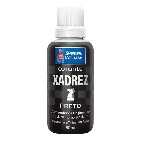 Corante Liquido Xadrez 50ml Preto