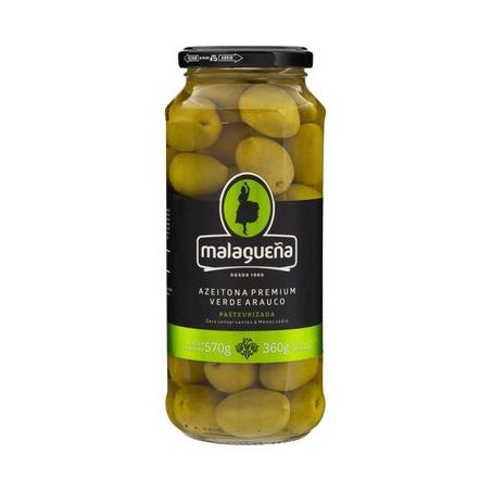 AZEITONA MALAGUENA PREMIUM VERDE ARAUCO VD 360G
