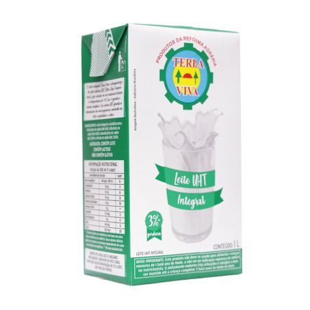 Leite UHT Integral Terra Viva Caixa 1lt 360-25