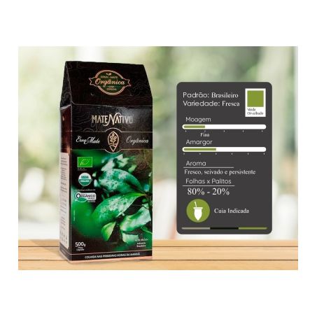Erva Mate Valério Orgânica Embalagem 500G