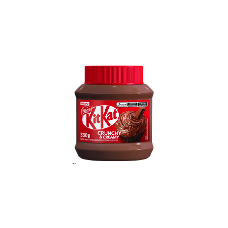 CREMES DE CHOCOLATE NESTLÉ KITKAT CRUNCHY E CREAMY POTE 330G