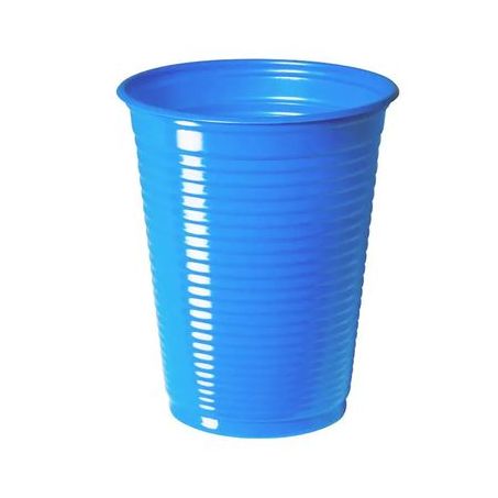 Copo plastico alegria azul c-50 200ml