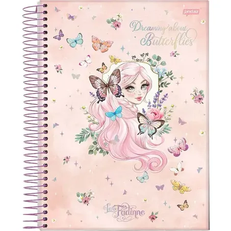 Caderno espiral universitario capa dura 1m la fed.80fl