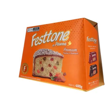 Panettone de Páscoa Festtone Frutas Cristalizadas e Damasco 400G 360-22