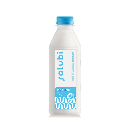 Iogurte desnatado zero natural salubi 750g