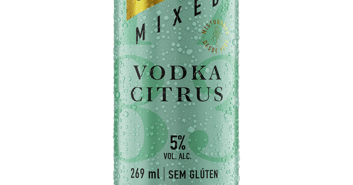 サントリー Bebida Mista Vodka Citrus Schweppes Mixed Lata 269ml