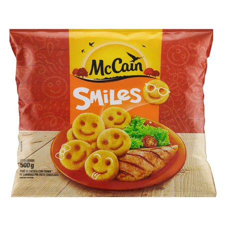 Batata pré-frita smiles congelada mccain