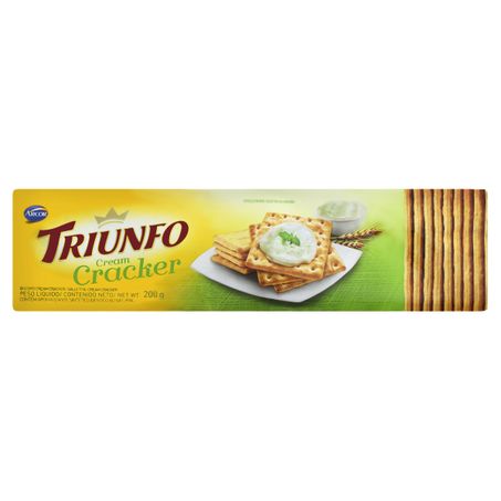 BISCOITO CREAM CRACKER ARCOR TRIUNFO