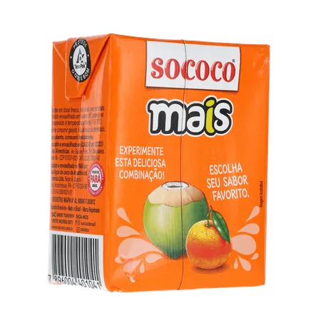 Água De Coco SococoTangerina 200ml 360-15