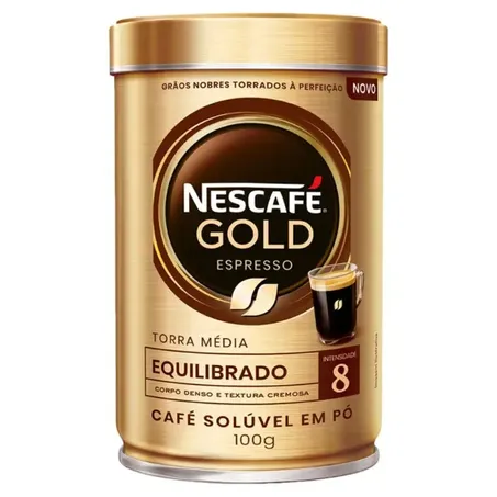 Café solúvel gold espresso inten. 8 nescafé lt 100g