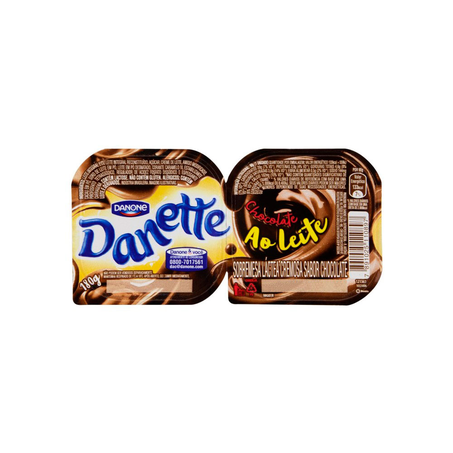 Sobremesa Danette Chocolate Bandeja 180G