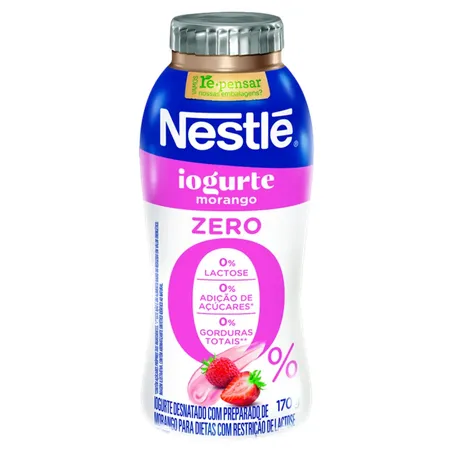 IOGURTE NESTLE MORANGO ZERO 170G