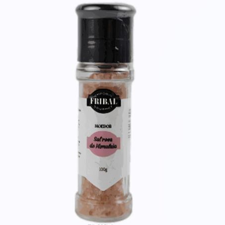 Fribal Sal Rosa Himalaia 100G Com Moedor