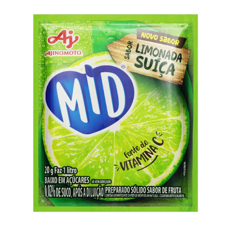 Suco Mid Limonada Suiça 20G