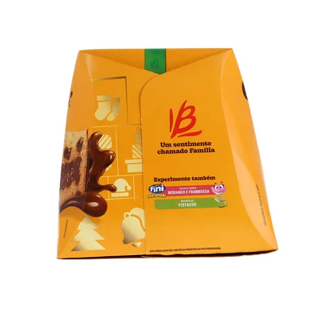 Panettone Bauducco Chocolate e Avelã Caixa 450gr 360-27