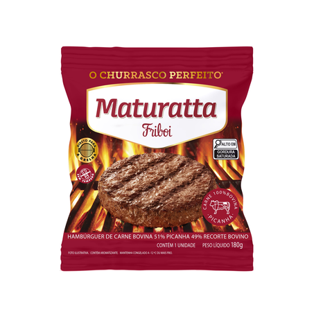 Hambúrguer Bovino Maturatta Friboi 180g