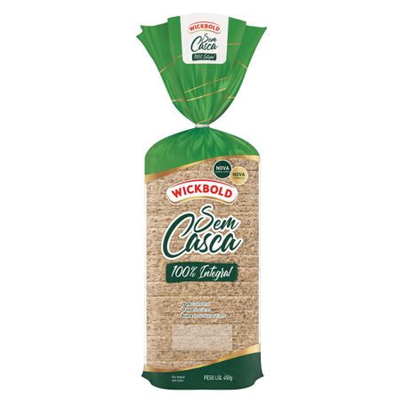 PÃO INTEGRAL SEM CASCA WICKBOLD