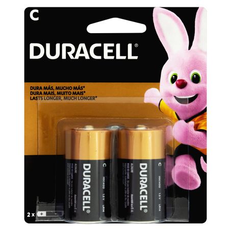 PILHA ALCALINA C MN 1400B2 DURACELL 2 UNIDADES 1,5V