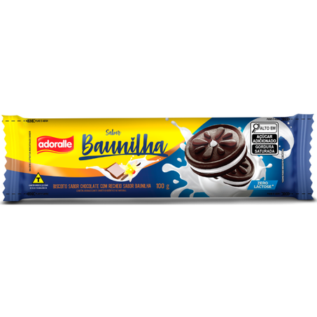 BISC RECH BAUNILHA ADORALLE 100G