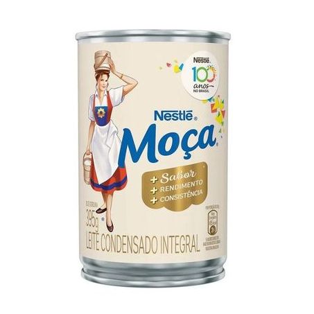 Leite Condensado Nestlé Moça Integral Lata 395gr