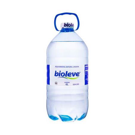 Água Mineral Sem Gás Bioleve Galão 6LT