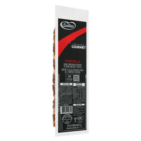 Costela Suino Sulita Temperado Gourmet Kg Resfriado