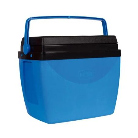 Caixa termica mor 34l azul e pto
