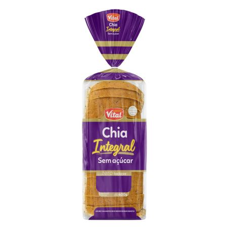 PÃO DE CHIA INTEGRAL VITAL