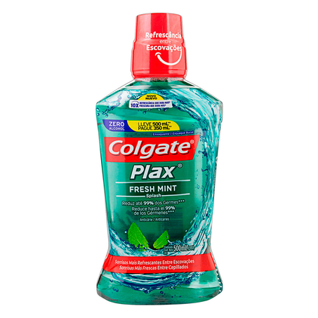 Enxaguante Bucal Colgate Plax Fresh Leve 500 Pague 350Ml