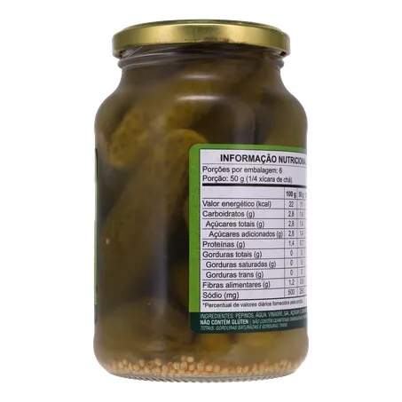 Pepino em Conserva Quintães Vidro 300G 360-22