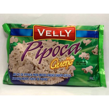 PIPOCA MICRO VELLY 90G QUEIJO