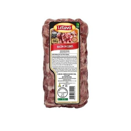 BACON CUBOS DEF LETAVO 250G