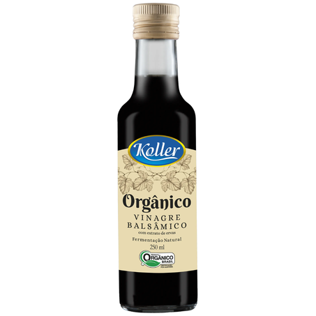 Vinagre koller 250ml balsamico -organico com extrato de ervas-
