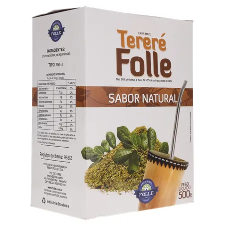 Erva tererê folle natural 500g 360-14