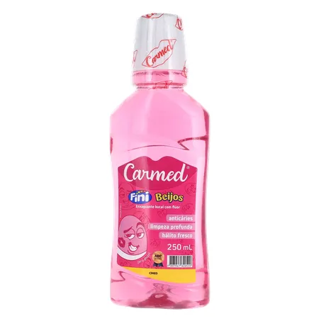 Enxaguante Bucal Infantil Carmed Fini Beijos 250ml 360-1