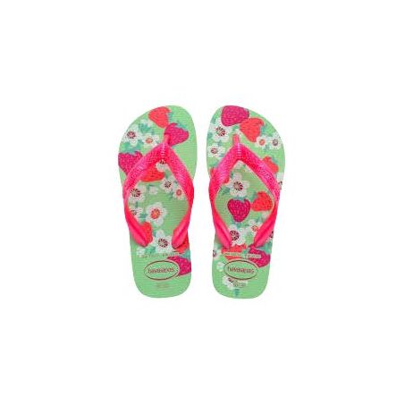 Havaianas kids flores verde jardim 29/30