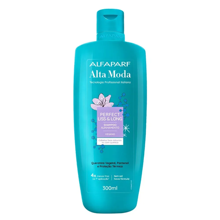 Shampoo Alta Moda LissLong Frasco com  300Ml