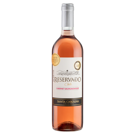Vinho Chileno Rosé Meio Seco Reservado Santa Carolina Cabernet Sauvignon Valle Central 750ml